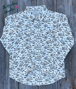 Ariat Girls Rodeo Time Western Shirt
