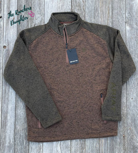 Ariat Men's Carafe/Earth Green Caldwell 1/4 Zip