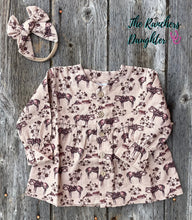 Load image into Gallery viewer, Prairie Rose Dress &amp; Matching Bow
