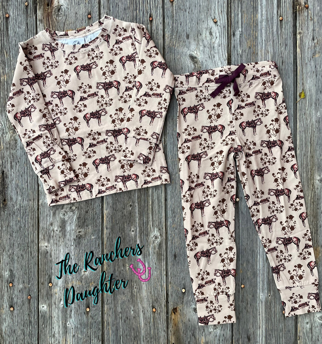 Prairie Rose Long Sleeve Pajama Set