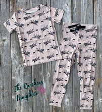 Load image into Gallery viewer, Rodeo Broncs Short Sleeve Pajama Set
