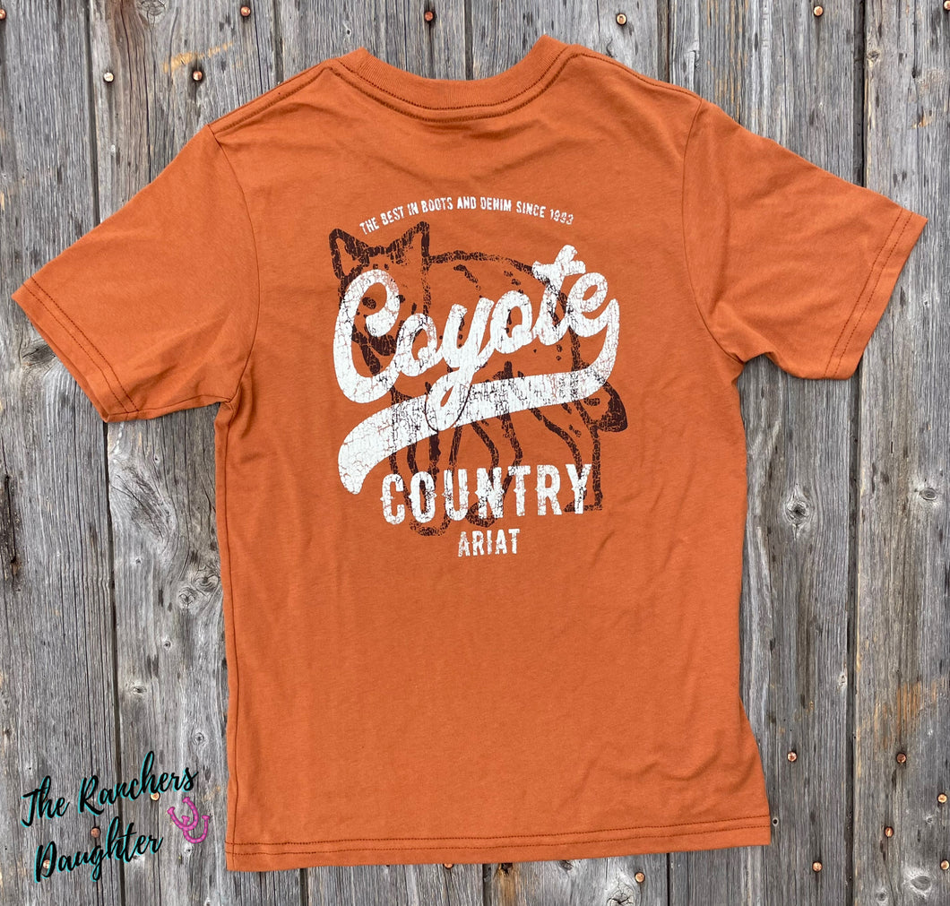 Ariat Youth Coyote Country Tee