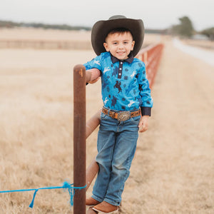 Shea Baby Cowboy Longsleeve Polo Shirt