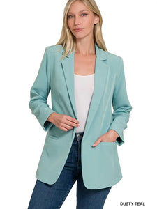 The Ft. Worth Blazer - Dusty Teal