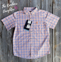 Load image into Gallery viewer, Ariat Boys Pro Series Macklin Short Sleeve Classic Fit Western Shirt
