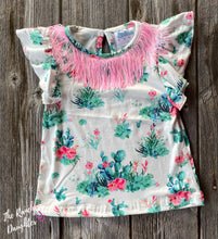 Load image into Gallery viewer, Shea Baby Cactus Fringe Top
