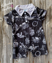 Load image into Gallery viewer, Shea Baby Wild West Romper
