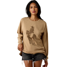 Load image into Gallery viewer, Ariat Women's Cowgirl Oversized Long Sleeve Tee
