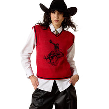 Load image into Gallery viewer, Ariat Women's Red Taylor Sweater Vest
