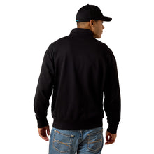 Load image into Gallery viewer, Ariat Men's Black 1/4 Zip Sweatshirt
