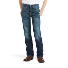 Load image into Gallery viewer, Ariat boys B5 Slim Boundary Stackable Straight Leg Jean
