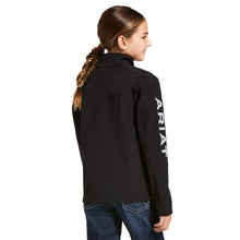 Load image into Gallery viewer, Ariat Kids New Team Black Softshell Jacket
