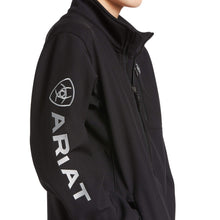 Load image into Gallery viewer, Ariat Boys Logo 2.0 Softshell Jacket - Black/Silver
