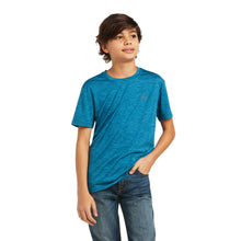 Load image into Gallery viewer, Ariat Boys Teal Charger Tee
