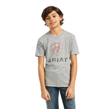 Load image into Gallery viewer, Ariat Boys Heather Grey Tee
