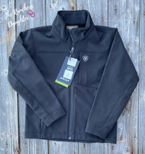Load image into Gallery viewer, Boys Ariat Vernon 2.0 Black Softshell Jacket
