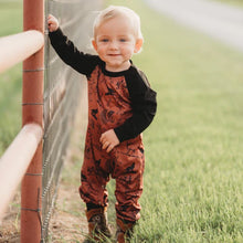 Load image into Gallery viewer, Shea Baby Rust Indian Romper
