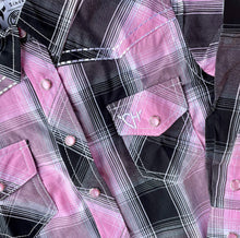 Load image into Gallery viewer, Pink Plaid Toddler Western Shirt
