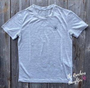 Ariat Boys Echo Gray Charger Tee
