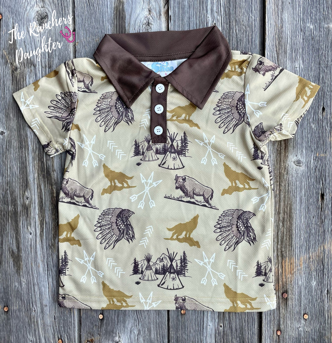 Shea Baby Coyote Polo Shirt