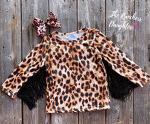 Load image into Gallery viewer, Shea Baby Longsleeve Leopard Top
