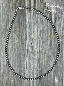 Authentic 4mm Navajo Silver Choker
