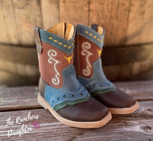 Load image into Gallery viewer, Nash Longhorn Toddler Cowboy Boots
