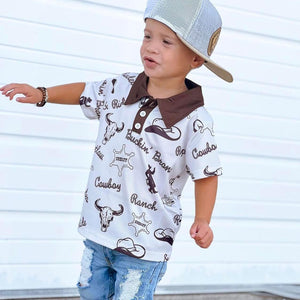 Shea Baby Cowboy Polo Shirt