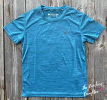 Load image into Gallery viewer, Ariat Boys Teal Charger Tee

