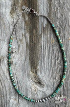 Load image into Gallery viewer, African Turquoise &amp; Navajo Choker
