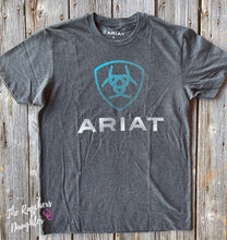 Load image into Gallery viewer, Ariat Men’s Charcoal Heather Tee
