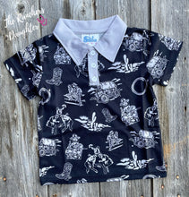 Load image into Gallery viewer, Shea Baby Wild West Polo Shirt
