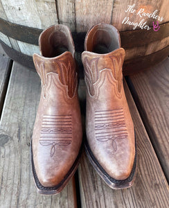 Ariat Naturally Distressed Brown Hazel Western Boots