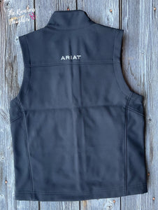 Boys Ariat Vernon 2.0 Black Softshell Vest