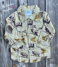 Load image into Gallery viewer, Shea Baby Coyote Pearl Snap Shirt
