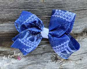 Shea Baby Blue Lace Bow