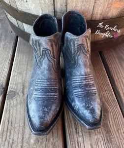 Ariat Naturally Distressed Black Hazel Western Boots